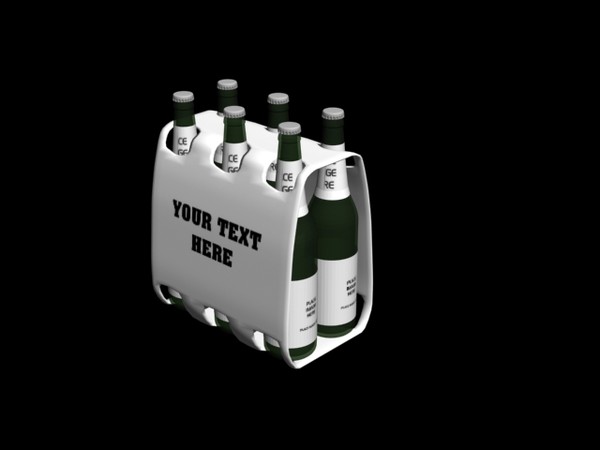 3d 6 pack model - 6 pack... by killeratb